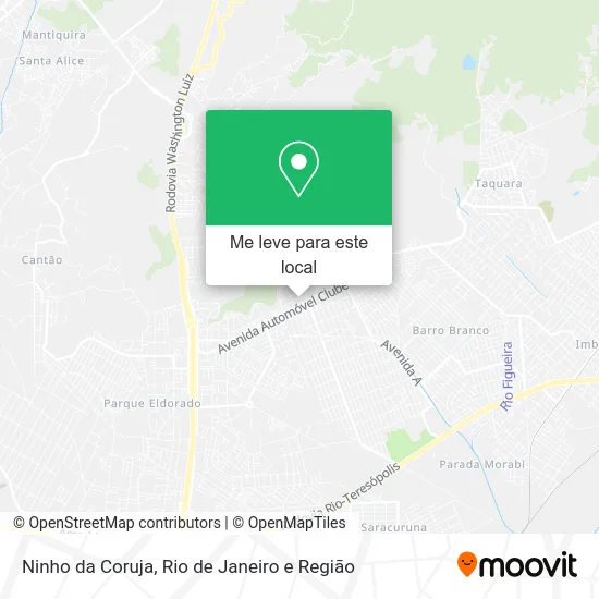 Ninho da Coruja mapa
