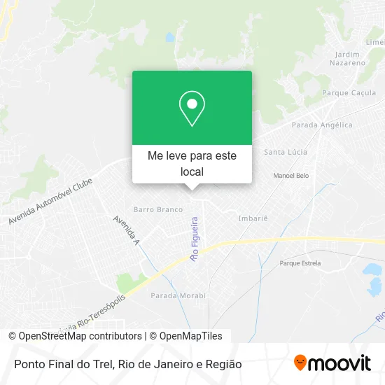 Ponto Final do Trel mapa
