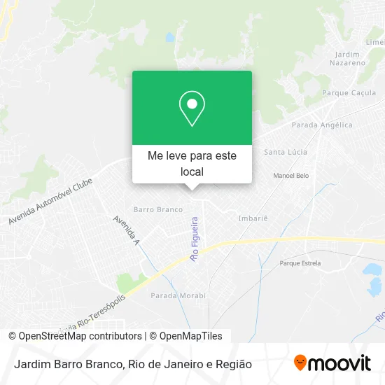 Jardim Barro Branco mapa