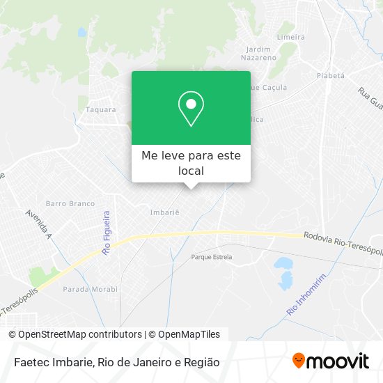 Faetec Imbarie mapa