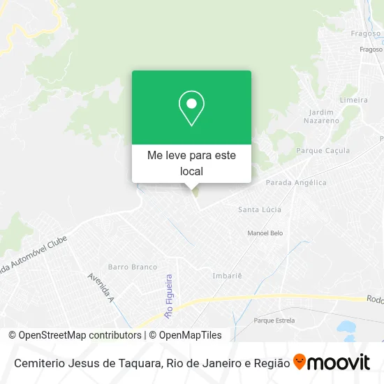 Cemiterio Jesus de  Taquara mapa