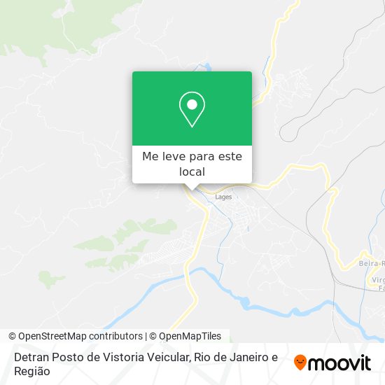 Detran Posto de Vistoria Veicular mapa