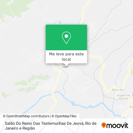 Salão Do Reino Das Testemunhas De Jeová mapa