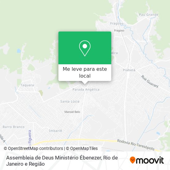 Assembleia de Deus Ministério Ébenezer mapa