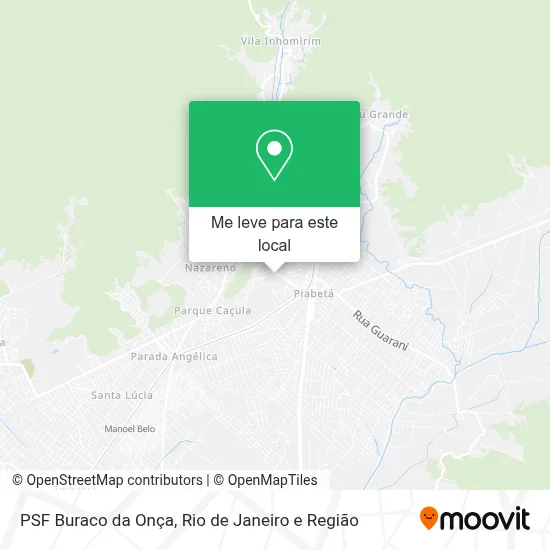 PSF Buraco da Onça mapa