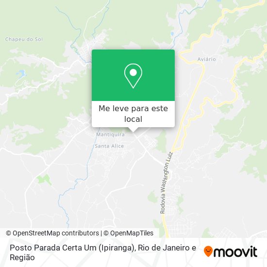 Posto Parada Certa Um (Ipiranga) mapa
