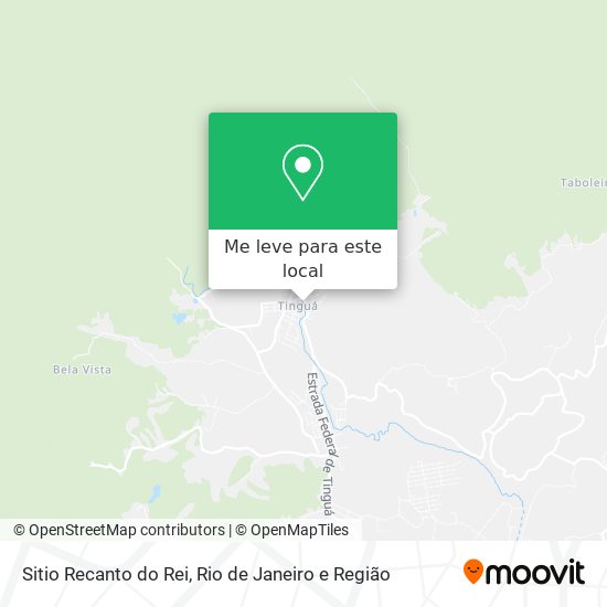 Sitio Recanto do Rei mapa