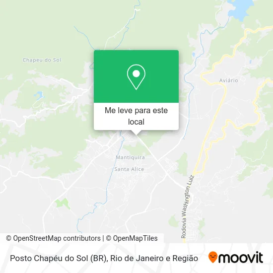Posto Chapéu do Sol (BR) mapa