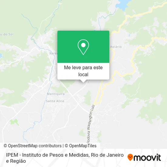 IPEM - Instituto de Pesos e Medidas mapa
