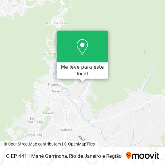 CIEP 441 - Mané Garrincha mapa