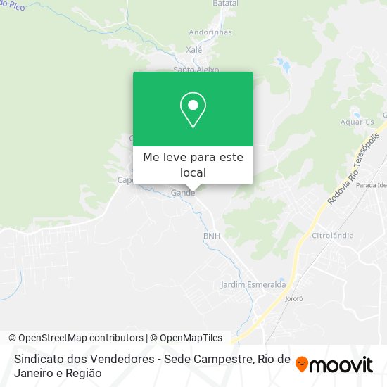 Sindicato dos Vendedores - Sede Campestre mapa