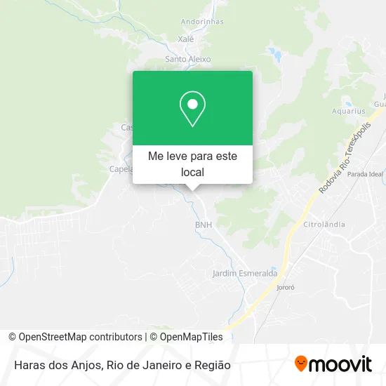 Haras dos Anjos mapa