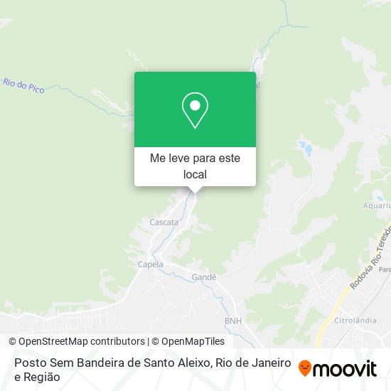 Posto Sem Bandeira de Santo  Aleixo mapa
