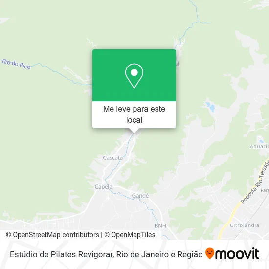 Estúdio de Pilates Revigorar mapa
