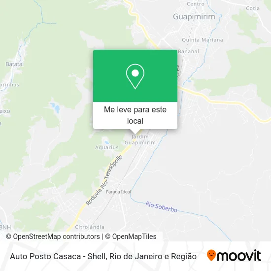 Auto Posto Casaca - Shell mapa