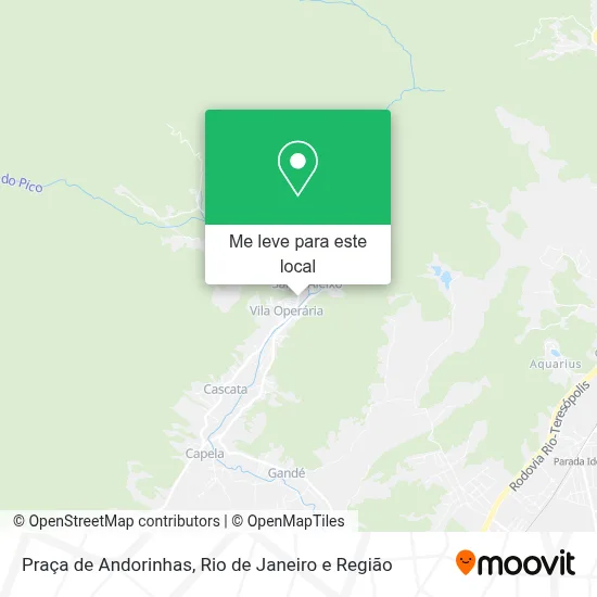 Praça de Andorinhas mapa