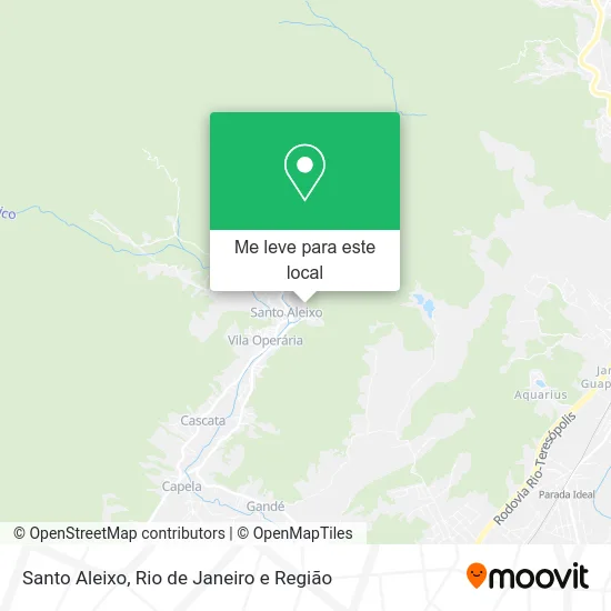 Santo Aleixo mapa