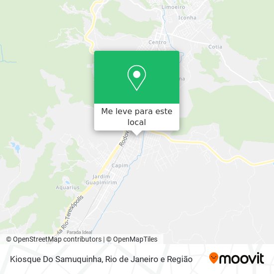 Kiosque Do Samuquinha mapa