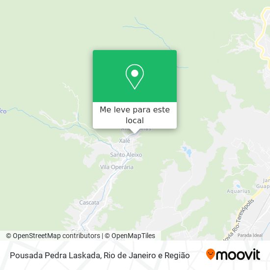 Pousada Pedra Laskada mapa