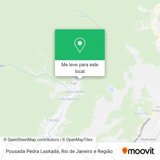 Pousada Pedra Laskada mapa