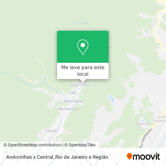 Andorinhas x Central mapa