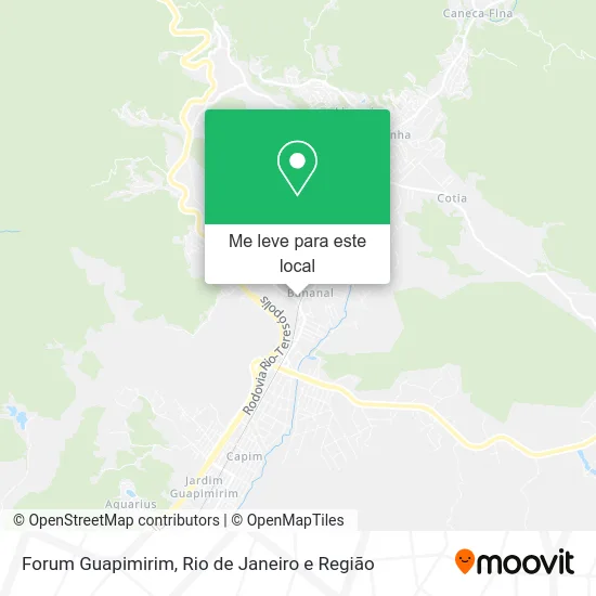 Forum Guapimirim mapa