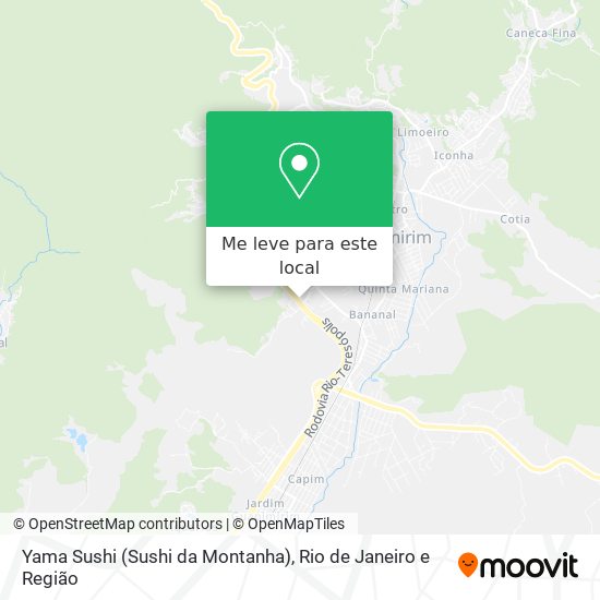 Yama Sushi (Sushi da Montanha) mapa