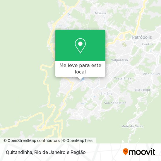 Quitandinha mapa