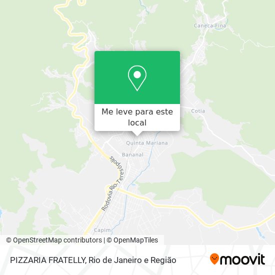 PIZZARIA FRATELLY mapa