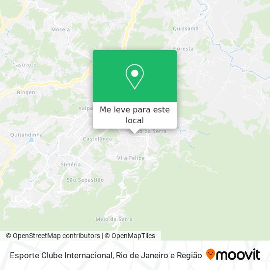 Esporte Clube Internacional mapa