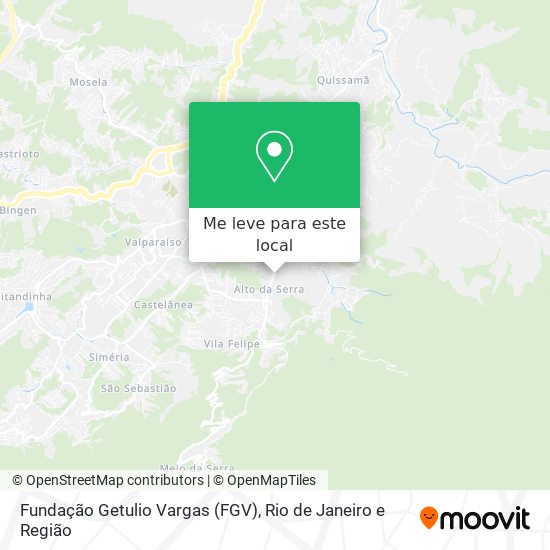 Fundação Getulio Vargas (FGV) mapa