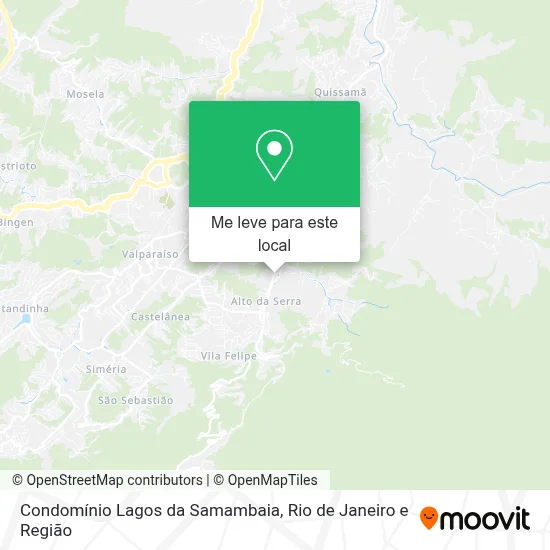 Condomínio Lagos da Samambaia mapa