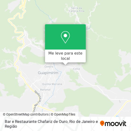 Bar e Restaurante Chafariz de Ouro mapa