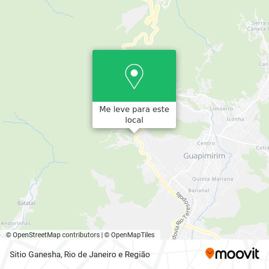 Sitio Ganesha mapa
