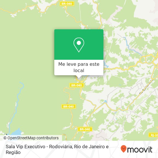 Sala Vip Executivo - Rodoviária mapa