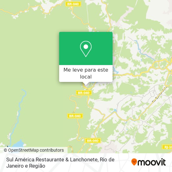 Sul América Restaurante & Lanchonete mapa