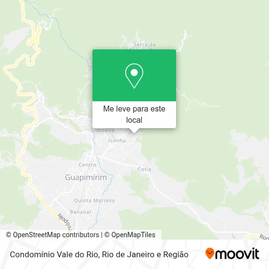 Condomínio Vale do Rio mapa