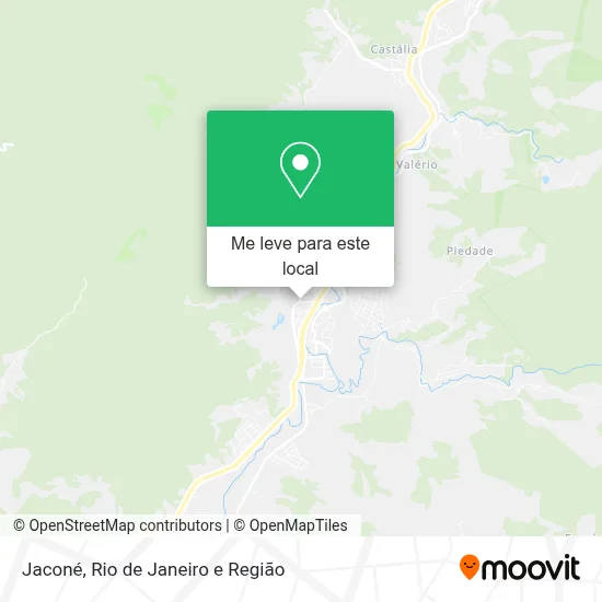 Jaconé mapa