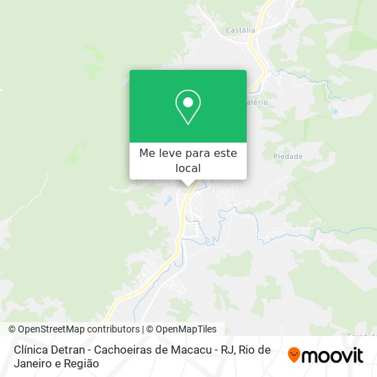 Clínica Detran - Cachoeiras de Macacu - RJ mapa