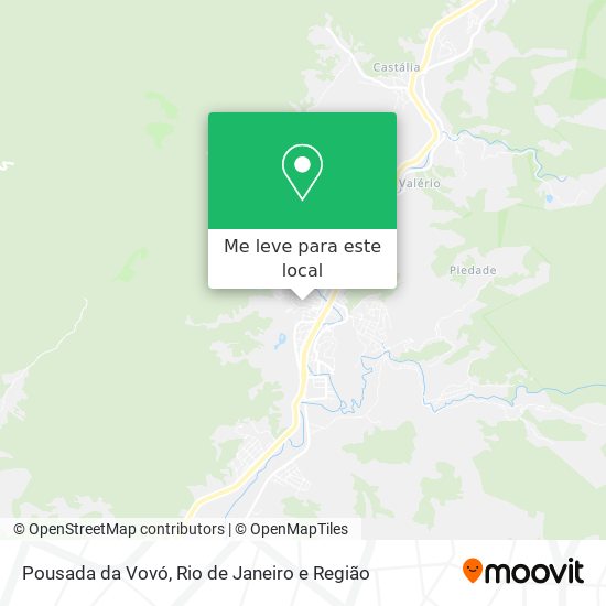 Pousada da Vovó mapa