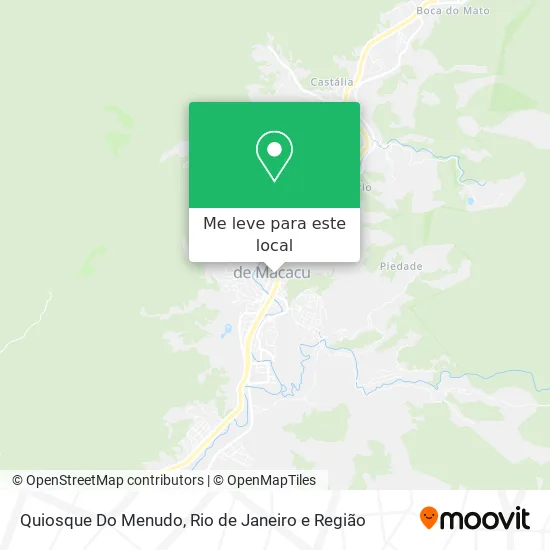 Quiosque Do Menudo mapa