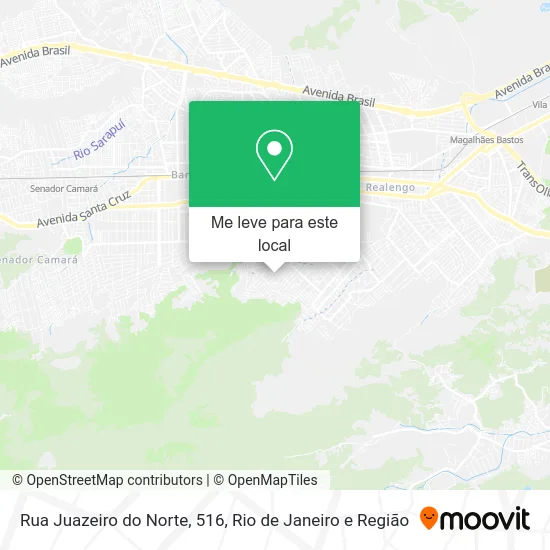 Rua Juazeiro do Norte, 516 mapa