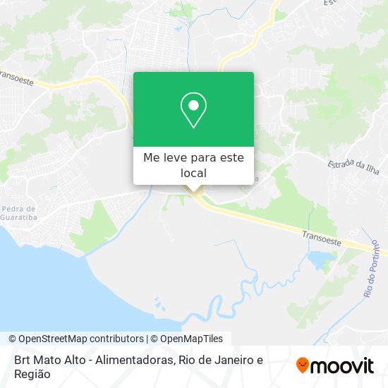 Brt Mato Alto - Alimentadoras mapa