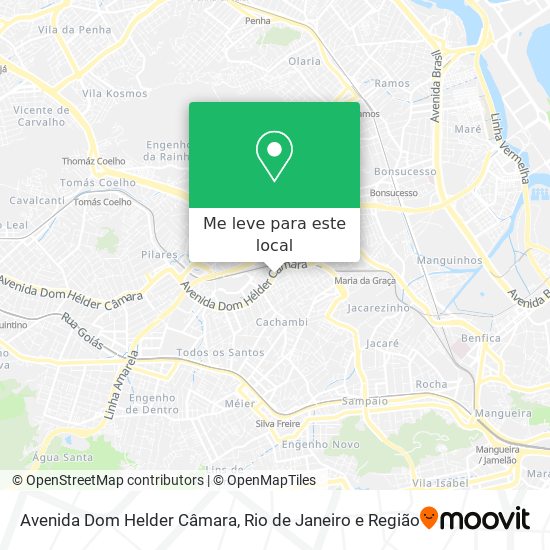 Avenida Dom Helder Câmara mapa