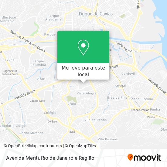 Avenida Meriti mapa