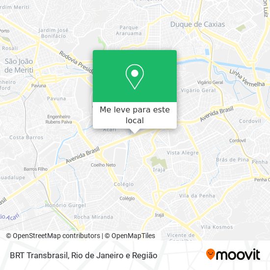 BRT Transbrasil mapa