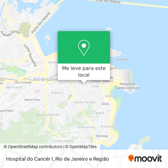 Hospital do Cancêr I mapa