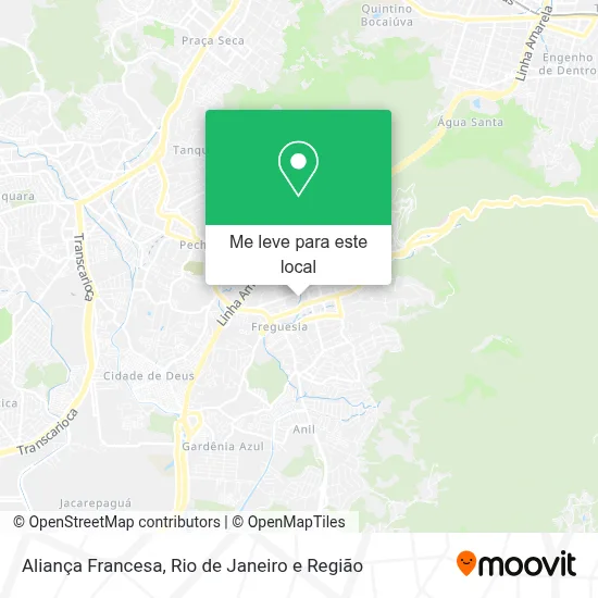 Aliança Francesa mapa