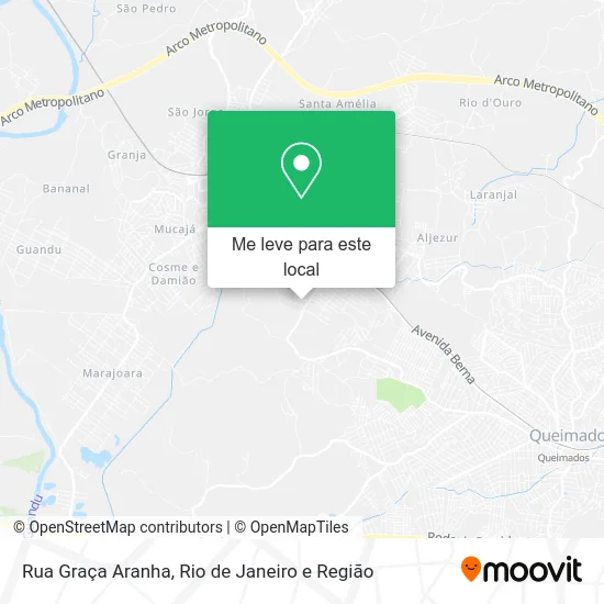 Rua Graça Aranha mapa