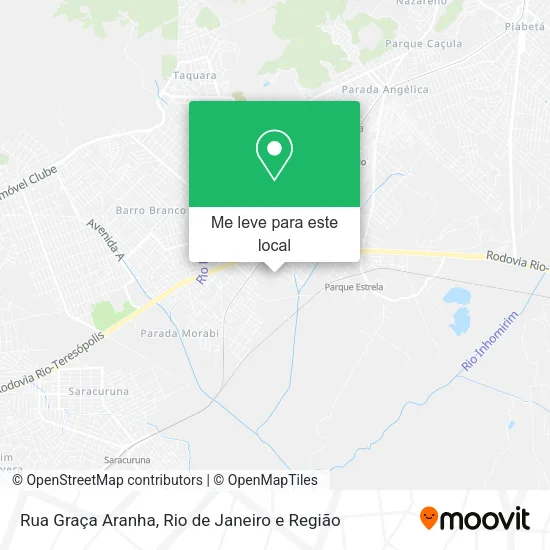 Rua Graça Aranha mapa